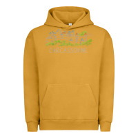 Pigment Peanut Butter carcassonne france unique hand drawn art gift men women t shirt Urban Hoodie - linhVisuals