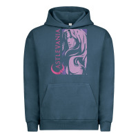 Pigment Midnight Navy castlevania alucard dark portrait t shirt Urban Hoodie - linhVisuals