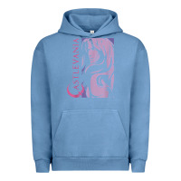 Pigment Pebble Blue castlevania alucard dark portrait t shirt Urban Hoodie - linhVisuals