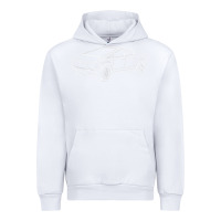 White cybertrucks line art pocket futuristic ev truck cyber design t shirt Urban Hoodie - linhVisuals