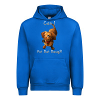 Cobalt can i pet dat dawg funny dog dachshund lover doxie gift t shirt Urban Hoodie - linhVisuals