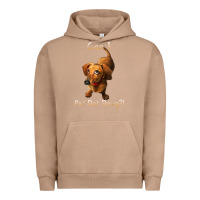 Pigment Burro can i pet dat dawg funny dog dachshund lover doxie gift t shirt Urban Hoodie - linhVisuals