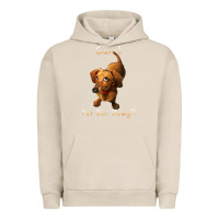 Pigment French Oak can i pet dat dawg funny dog dachshund lover doxie gift t shirt Urban Hoodie - linhVisuals