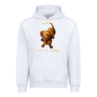White can i pet dat dawg funny dog dachshund lover doxie gift t shirt Urban Hoodie - linhVisuals