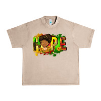 French Oak Hope Juneteenth Urban Heavy Tee - FaDigitalArtStudio