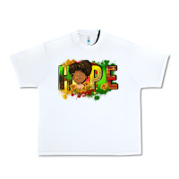 White Hope Juneteenth Urban Heavy Tee - FaDigitalArtStudio