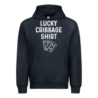 Navy funny cribbage shirt lucky card game player lover gift t shirt Urban Hoodie - linhVisuals
