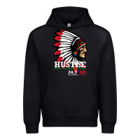 Black hustle 247 gang clothing native american men gift t shirt t shirt Urban Hoodie - linhVisuals