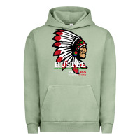 Pigment Oil Green hustle 247 gang clothing native american men gift t shirt t shirt Urban Hoodie - linhVisuals