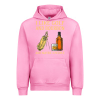 Fuchsia Pink i like golf and bourbon and maybe 3 people t shirt Urban Hoodie - linhVisuals