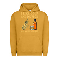 Pigment Peanut Butter i like golf and bourbon and maybe 3 people t shirt Urban Hoodie - linhVisuals
