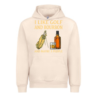 Sandshell i like golf and bourbon and maybe 3 people t shirt Urban Hoodie - linhVisuals