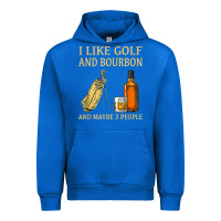 Cobalt i like golf and bourbon and maybe 3 people t shirt Urban Hoodie - linhVisuals
