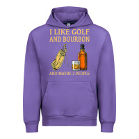 Tulip i like golf and bourbon and maybe 3 people t shirt Urban Hoodie - linhVisuals
