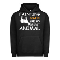 Pigment Black fainting goats are my spirit animal t shirt Urban Hoodie - linhVisuals