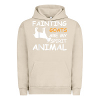 Pigment French Oak fainting goats are my spirit animal t shirt Urban Hoodie - linhVisuals