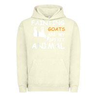 Pigment Pistachio fainting goats are my spirit animal t shirt Urban Hoodie - linhVisuals