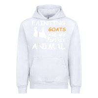 White fainting goats are my spirit animal t shirt Urban Hoodie - linhVisuals