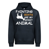 Navy fainting goats are my spirit animal t shirt Urban Hoodie - linhVisuals