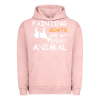 Pigment Salmon fainting goats are my spirit animal t shirt Urban Hoodie - linhVisuals
