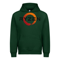 Forest Green ryzen free world Urban Hoodie - linhVisuals