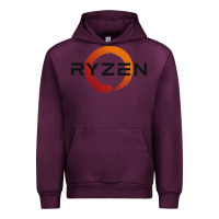 Mauve Wine ryzen free world Urban Hoodie - linhVisuals