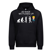 Black go back we fucked up funny anti trump 2020 election apparel t shirt Urban Hoodie - linhVisuals