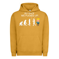 Pigment Peanut Butter go back we fucked up funny anti trump 2020 election apparel t shirt Urban Hoodie - linhVisuals