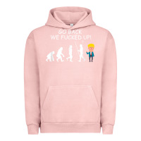 Pigment Salmon go back we fucked up funny anti trump 2020 election apparel t shirt Urban Hoodie - linhVisuals