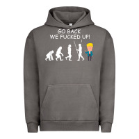 Pigment Tornado go back we fucked up funny anti trump 2020 election apparel t shirt Urban Hoodie - linhVisuals