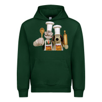 Forest Green Wallace Gourmeat Urban Hoodie - linhVisuals