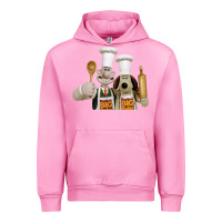 Fuchsia Pink Wallace Gourmeat Urban Hoodie - linhVisuals