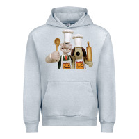 Heather Grey Wallace Gourmeat Urban Hoodie - linhVisuals