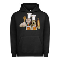 Pigment Black Wallace Gourmeat Urban Hoodie - linhVisuals