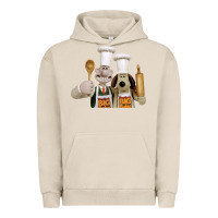 Pigment French Oak Wallace Gourmeat Urban Hoodie - linhVisuals