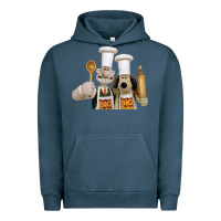 Pigment Midnight Navy Wallace Gourmeat Urban Hoodie - linhVisuals