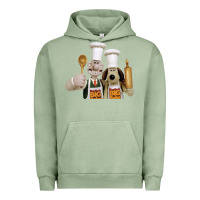 Pigment Oil Green Wallace Gourmeat Urban Hoodie - linhVisuals
