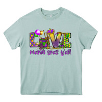 Arona Love Mardi Gras Y'all Heavy Core Tee - HowdyJamesFarm
