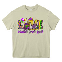 Mossy Love Mardi Gras Y'all Heavy Core Tee - HowdyJamesFarm
