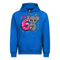 Cobalt kids 6th birthday shirt for girls koala bear 6 years old t shirt Urban Hoodie - linhVisuals