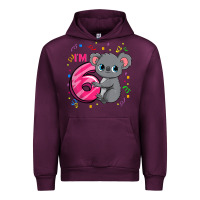 Kids 6th Birthday Shirt For Girls Koala Bear 6 Years Old T Shirt Urban Hoodie | Teevron