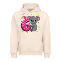 Sandshell kids 6th birthday shirt for girls koala bear 6 years old t shirt Urban Hoodie - linhVisuals
