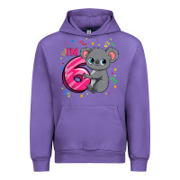 Tulip kids 6th birthday shirt for girls koala bear 6 years old t shirt Urban Hoodie - linhVisuals