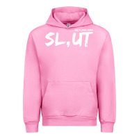 Fuchsia Pink salt lake utah slut Urban Hoodie - linhVisuals