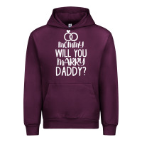 Kids Mommy Will You Marry My Daddy Funny Marriage Proposal T Shirt Urban Hoodie | Teevron