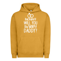 Pigment Peanut Butter kids mommy will you marry my daddy funny marriage proposal t shirt Urban Hoodie - linhVisuals