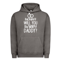 Pigment Tornado kids mommy will you marry my daddy funny marriage proposal t shirt Urban Hoodie - linhVisuals