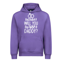 Tulip kids mommy will you marry my daddy funny marriage proposal t shirt Urban Hoodie - linhVisuals