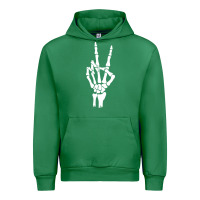 Emerald skeleton peace Urban Hoodie - linhVisuals