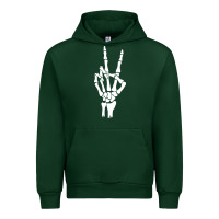Forest Green skeleton peace Urban Hoodie - linhVisuals